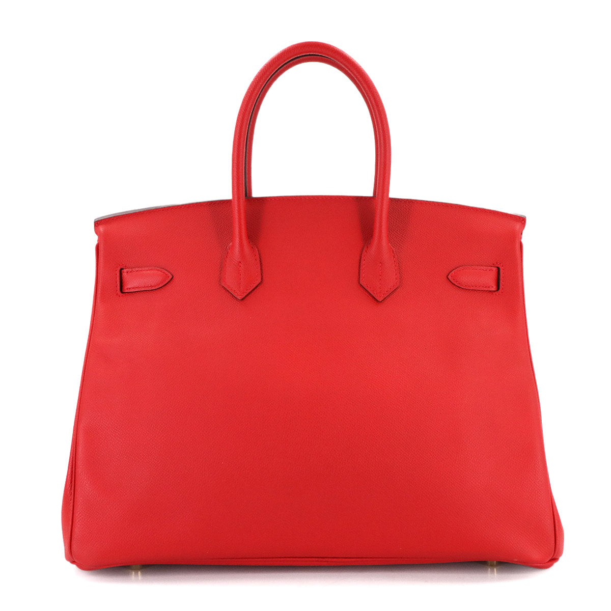 Birkin 35 Epsom Rouge Casaque Hand Bag Red