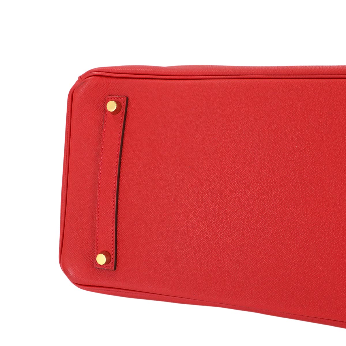 Birkin 35 Epsom Rouge Casaque Hand Bag Red