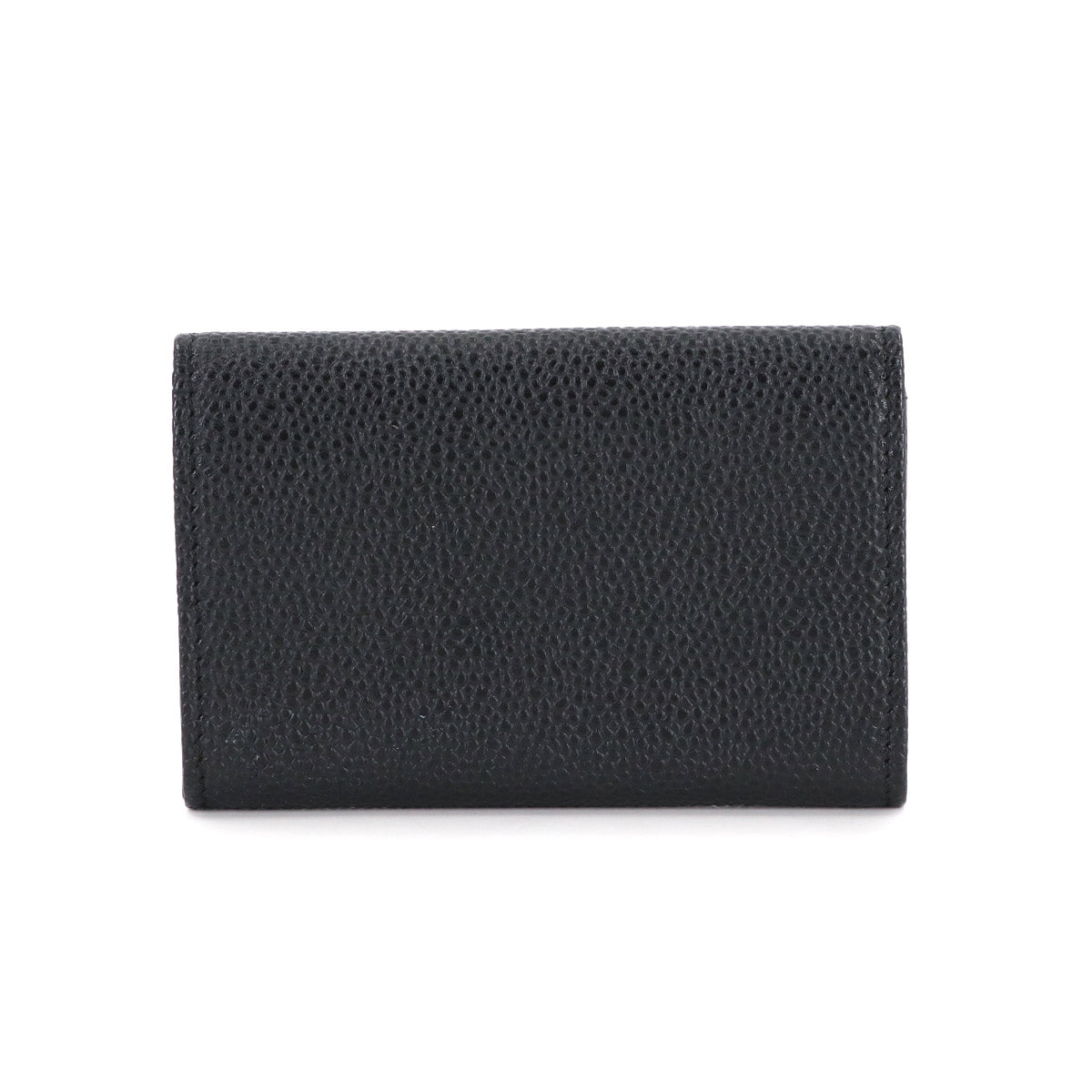 Card Case Leather Black Coco Logos Accessory