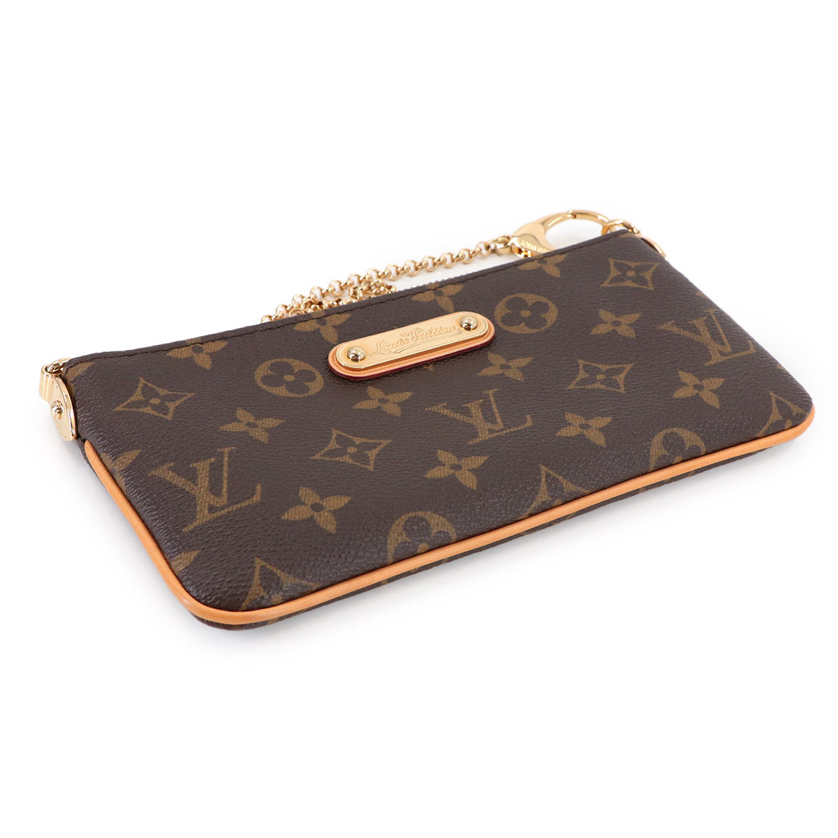 Monogram Pochette Milla MM Hand Bag Pouch Brown M60094