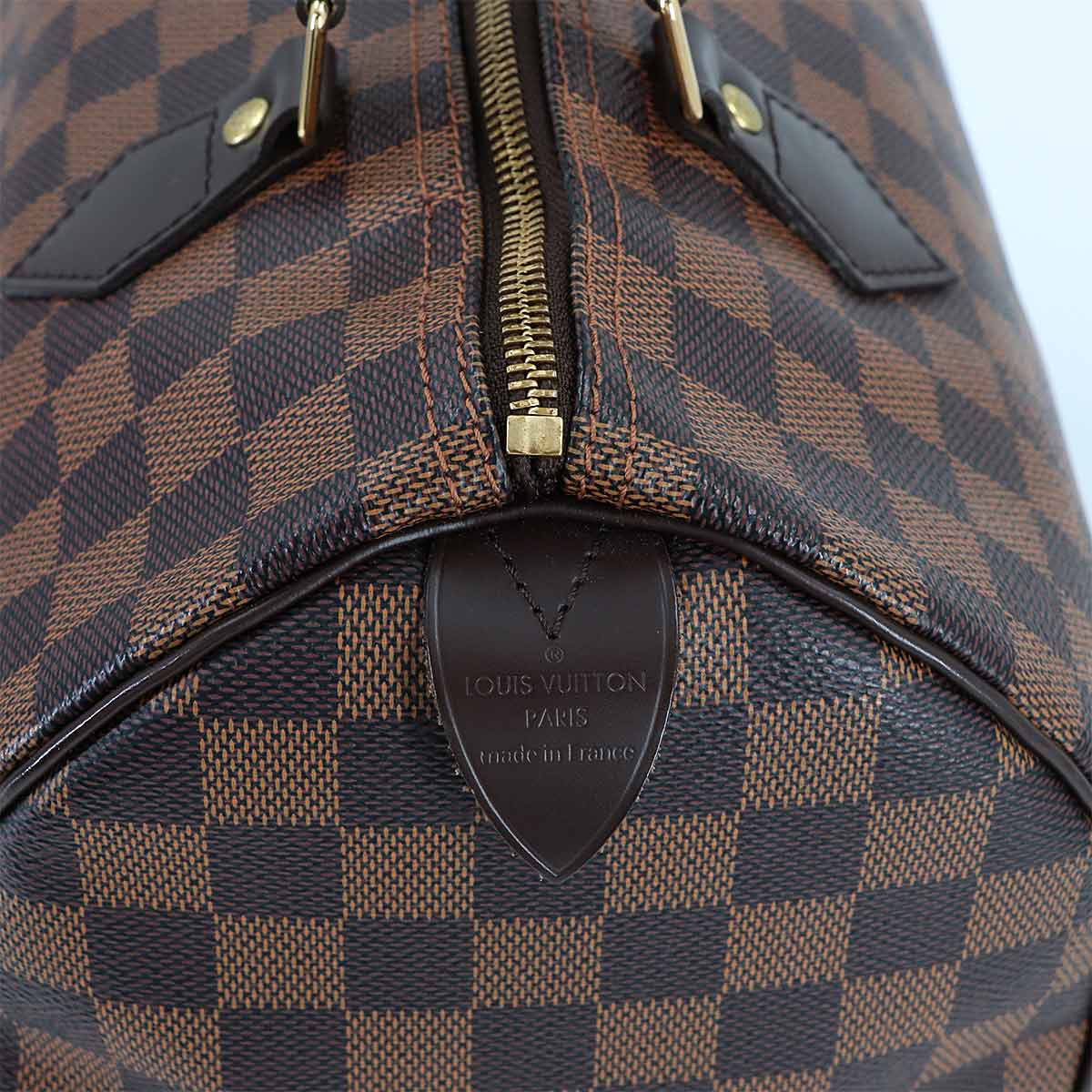 Damier Speedy 30 Hand Bag Ebene N41531 Brown Purse