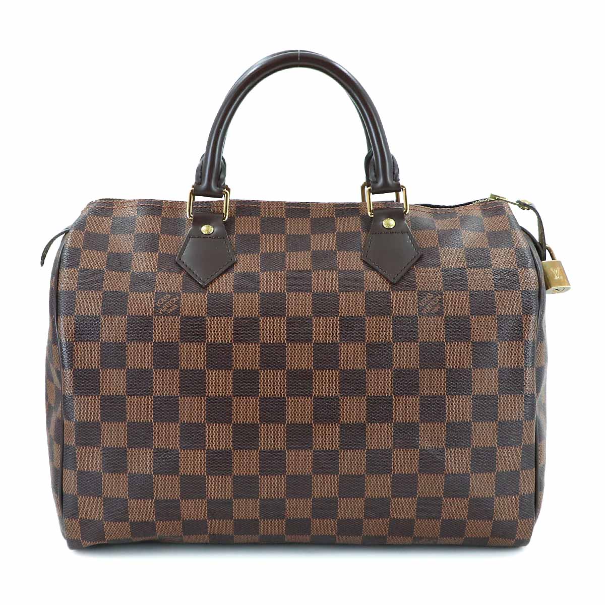 Damier Speedy 30 Hand Bag Ebene N41531 Brown Purse