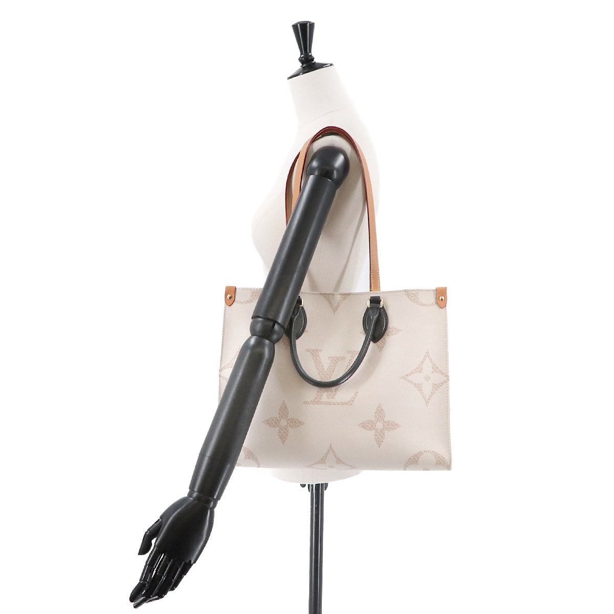 Monogram Dune Onthego MM Tote Shoulder Bag M46912