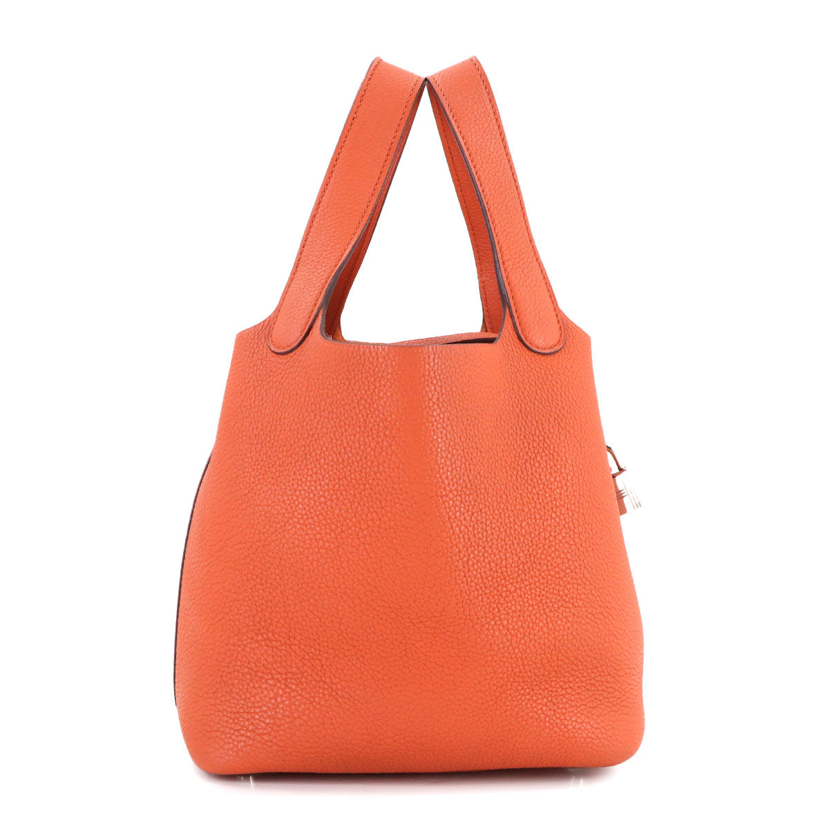 Picotin Lock PM Hand Bag Taurillon Maurice Terre Battue Purse