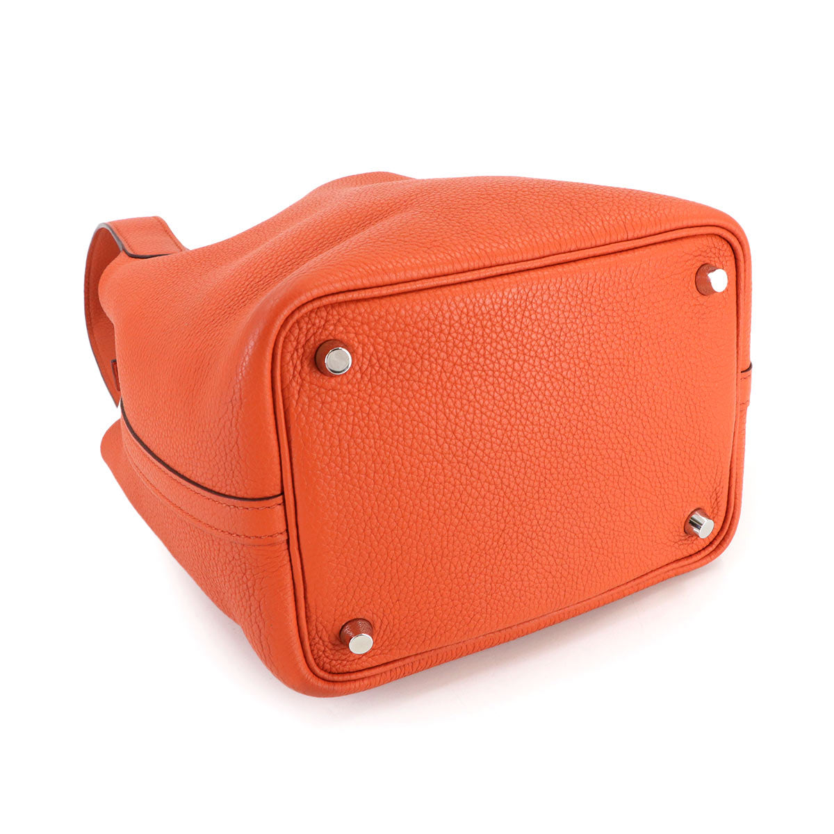 Picotin Lock PM Hand Bag Taurillon Maurice Terre Battue Purse