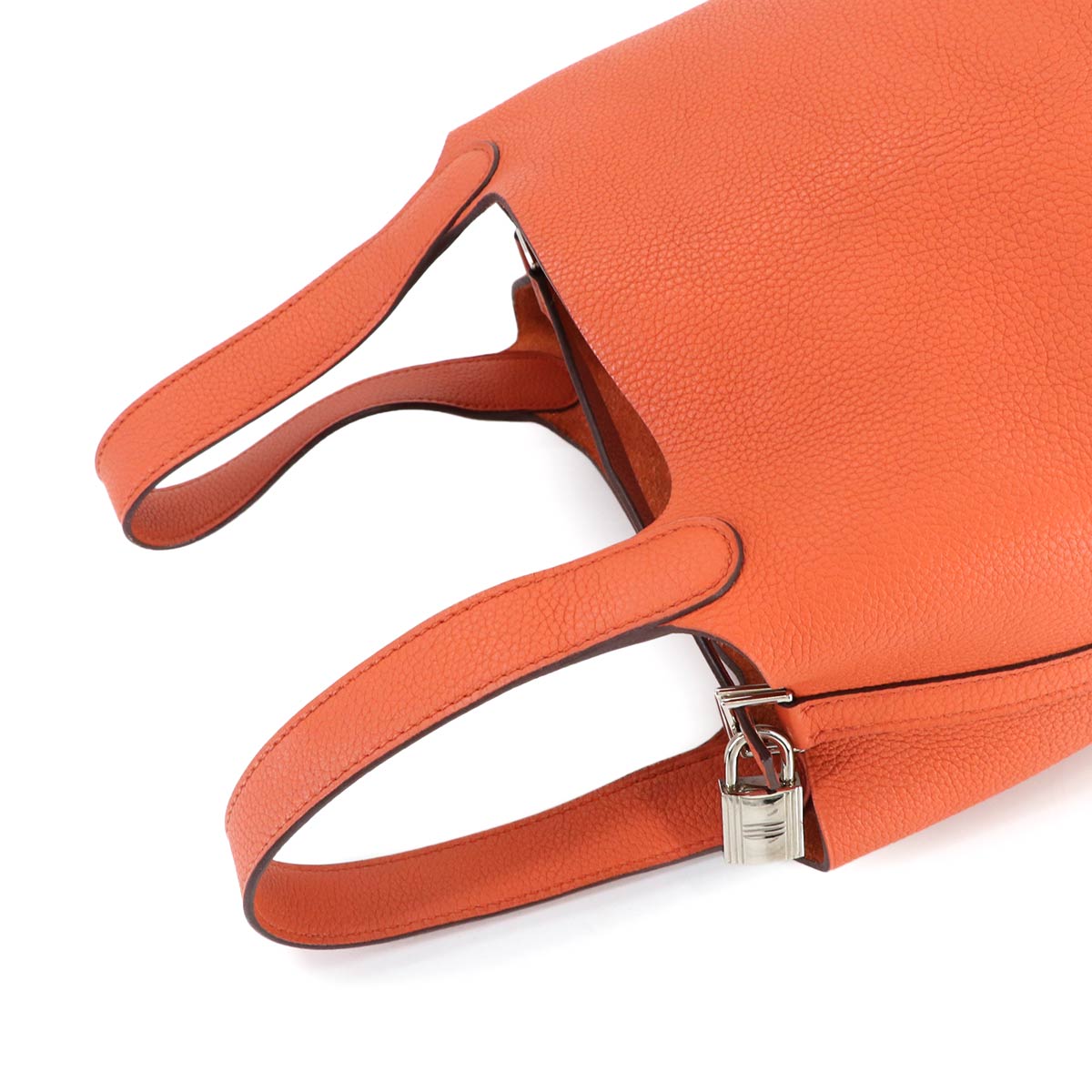 Picotin Lock PM Hand Bag Taurillon Maurice Terre Battue Purse