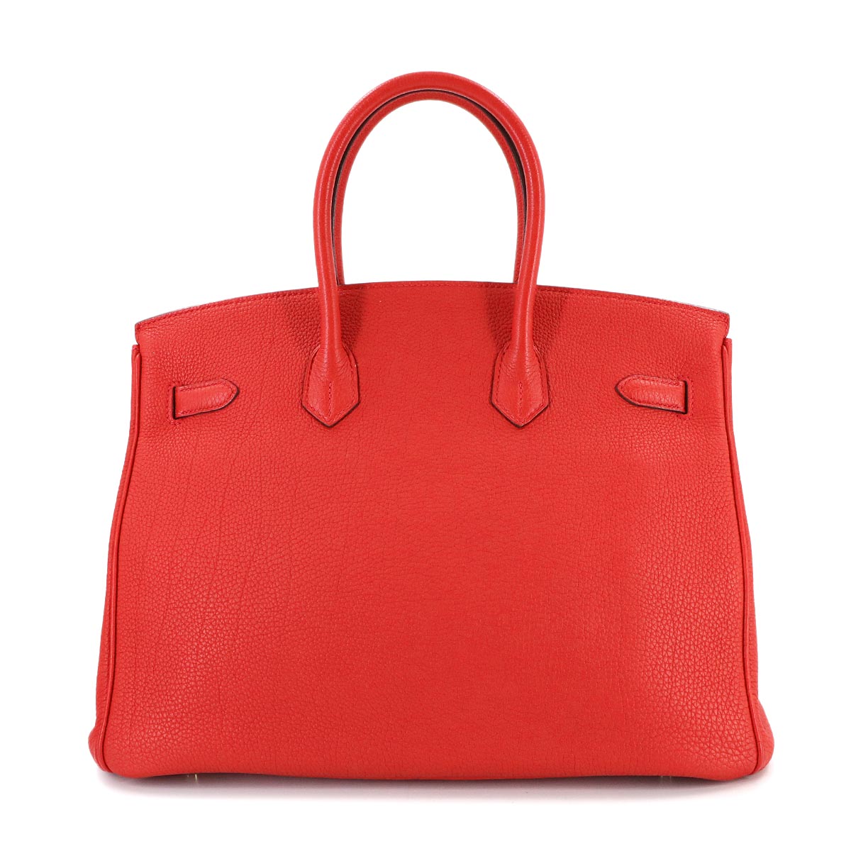 Birkin 35 Togo Rouge Casaque Hand Bag Red
