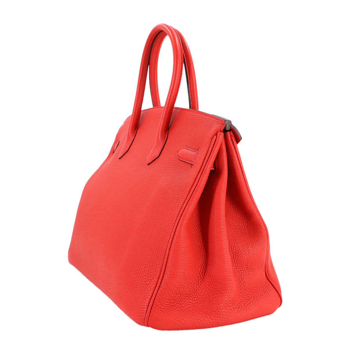 Birkin 35 Togo Rouge Casaque Hand Bag Red