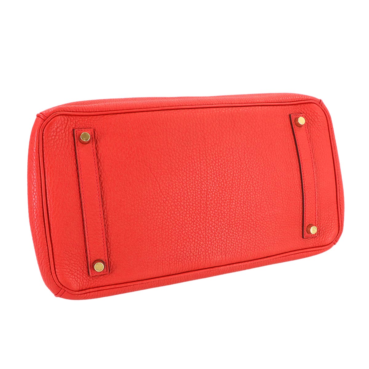 Birkin 35 Togo Rouge Casaque Hand Bag Red