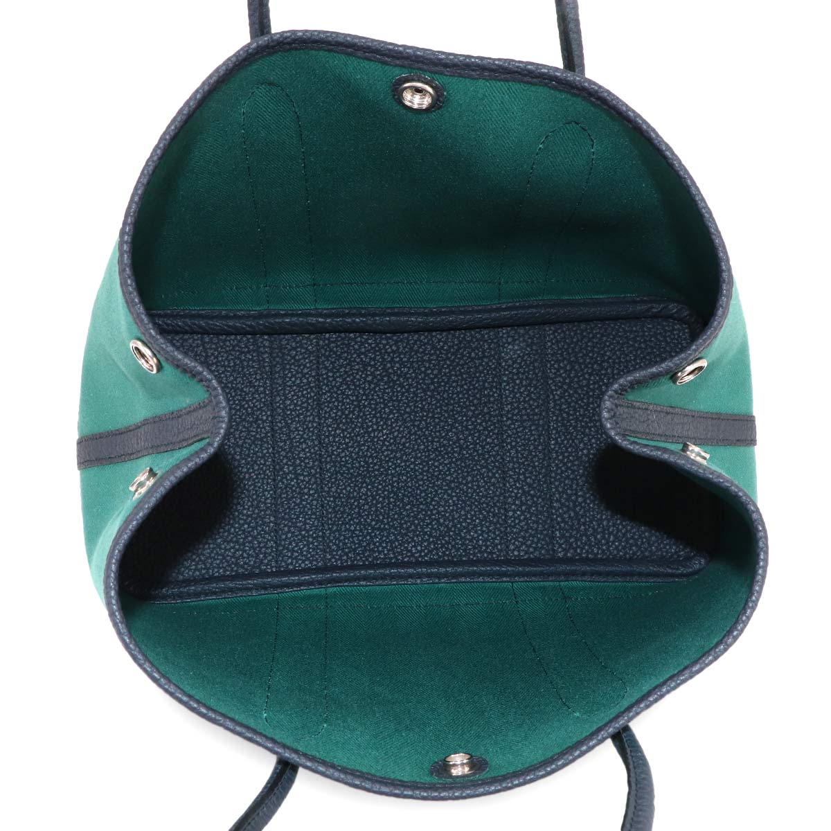 Garden Party TPM Tote Bag Toile Chevron Negonda Malachite