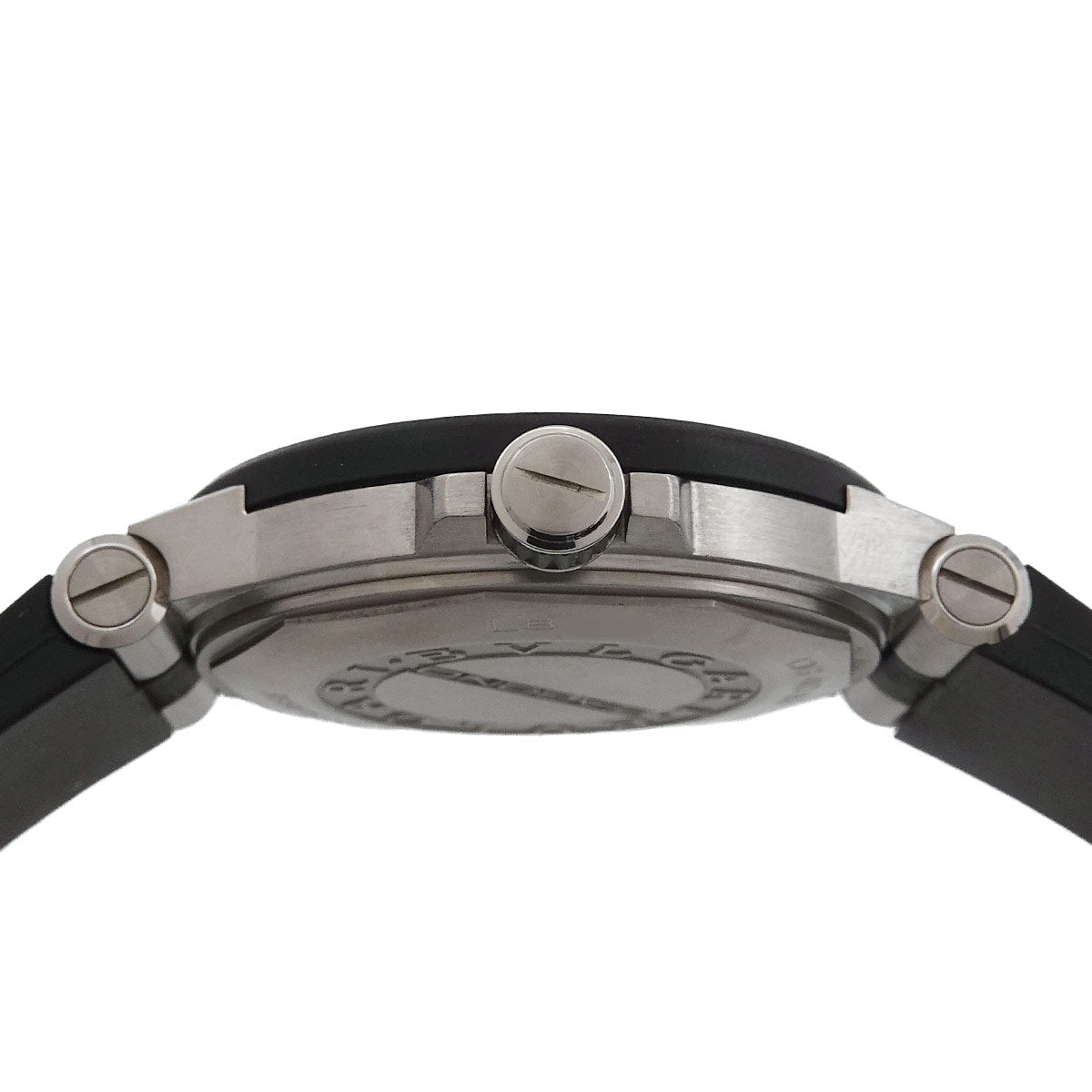 Diagono DG40SV Automatic Rubber Silver Dial Mens Watch