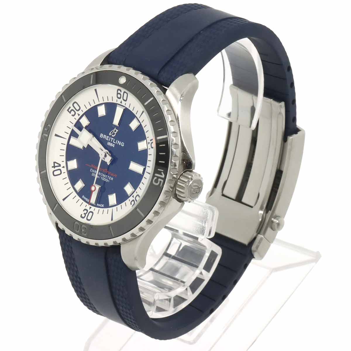 Super Ocean A17376 Automatic Blue Dial Mens Watch