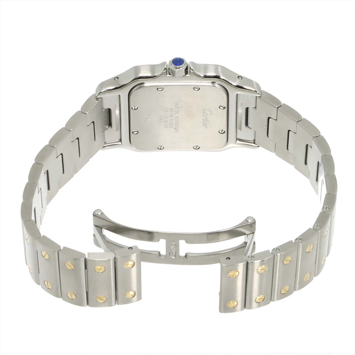 Santos Galbee LM Quartz YG Cream Dial Mens Watch