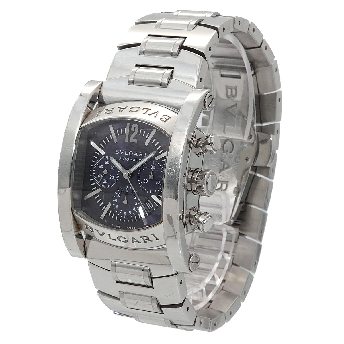 Assioma Chronograph AA44SCH Date Automatic Gray Dial Mens
