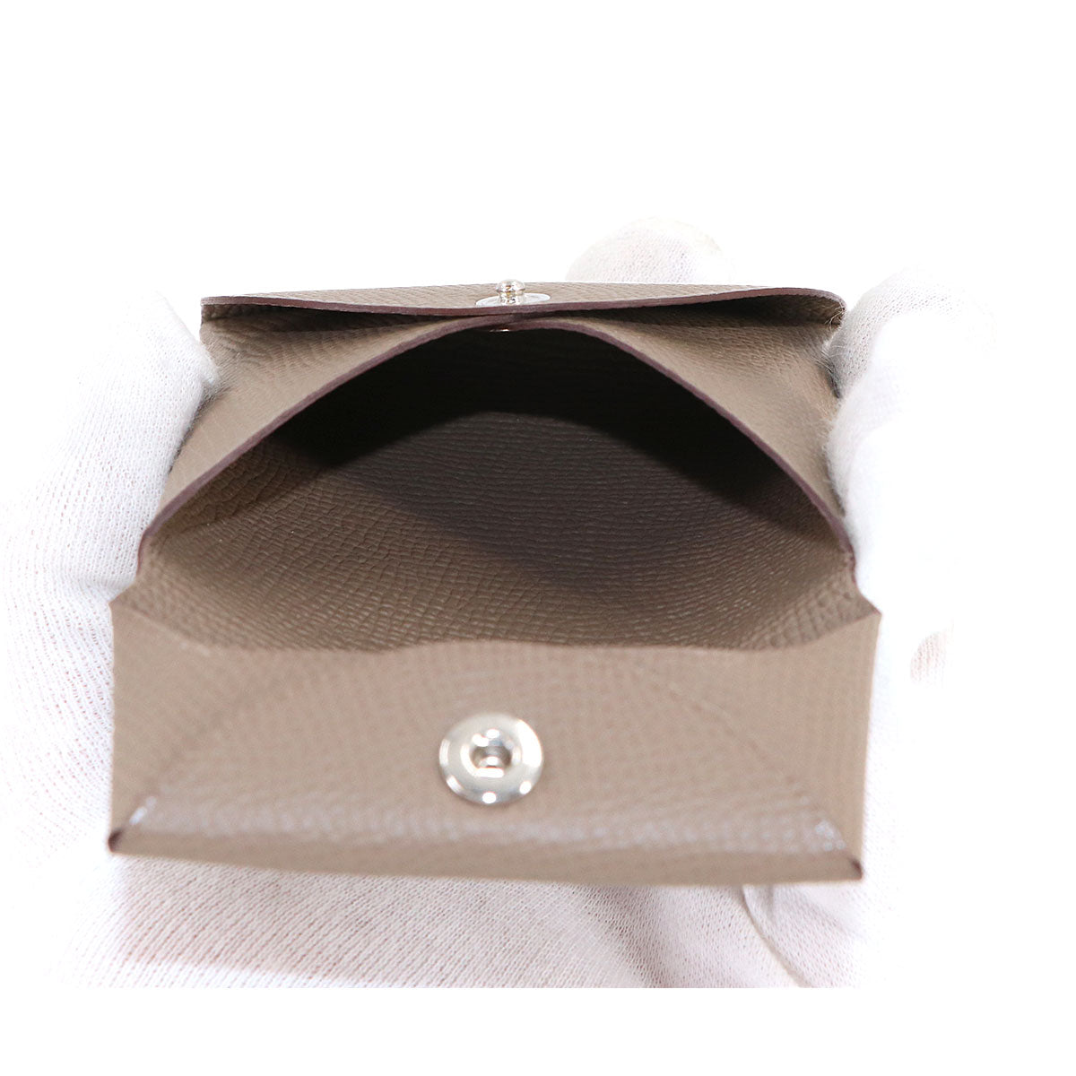 Bastia Coin Case Purse Veau Epsom Etoupe