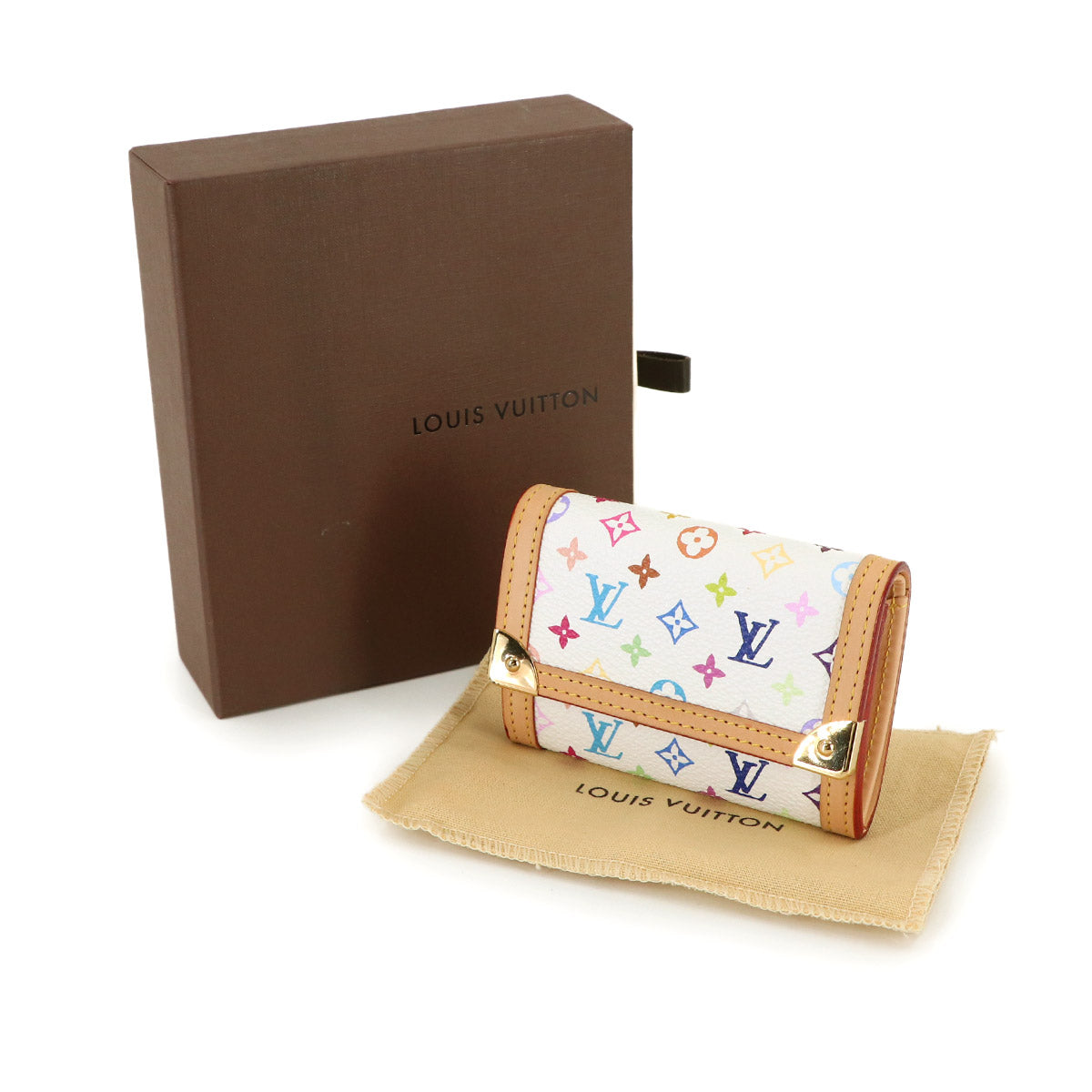 Monogram Multi Color Porte Monnaie Plat Coin Purse M92657