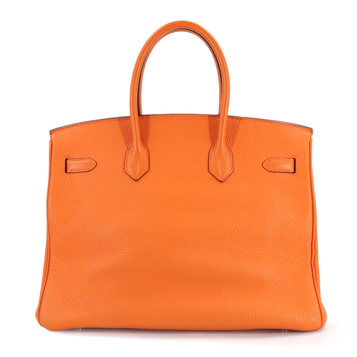 Birkin 35 Hand Bag Togo Orange Purse