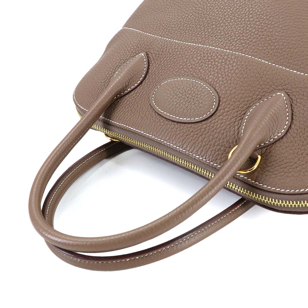 Bolide 31 2way Hand Shoulder Bag Taurillon Clemence Etoupe