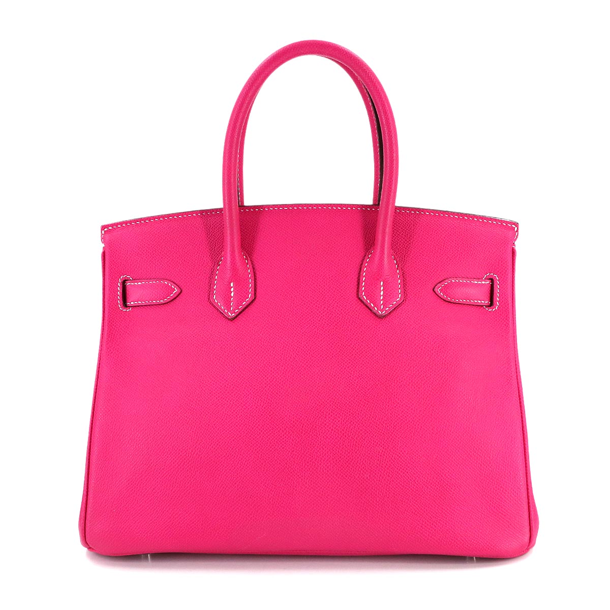 Candy Birkin 30 Epsom Rose Tyrien Ruby Hand Bag Purse Pink