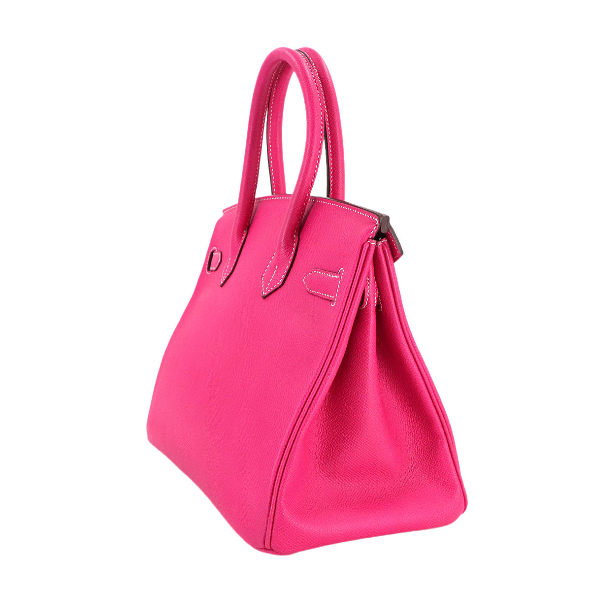Candy Birkin 30 Epsom Rose Tyrien Ruby Hand Bag Purse Pink