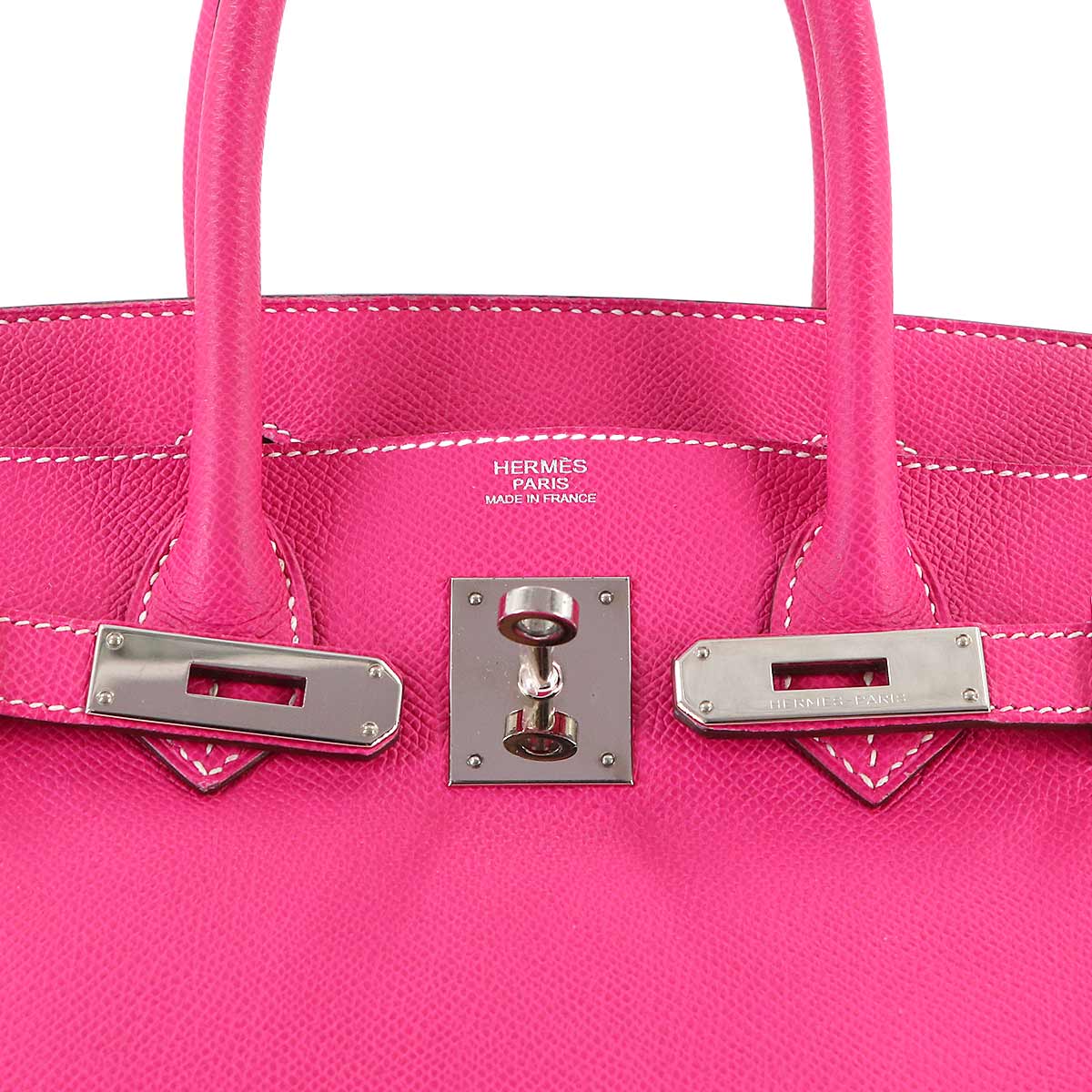 Candy Birkin 30 Epsom Rose Tyrien Ruby Hand Bag Purse Pink
