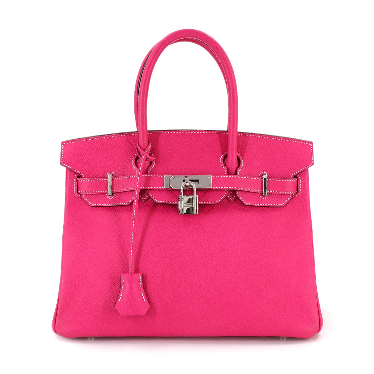 Candy Birkin 30 Epsom Rose Tyrien Ruby Hand Bag Purse Pink
