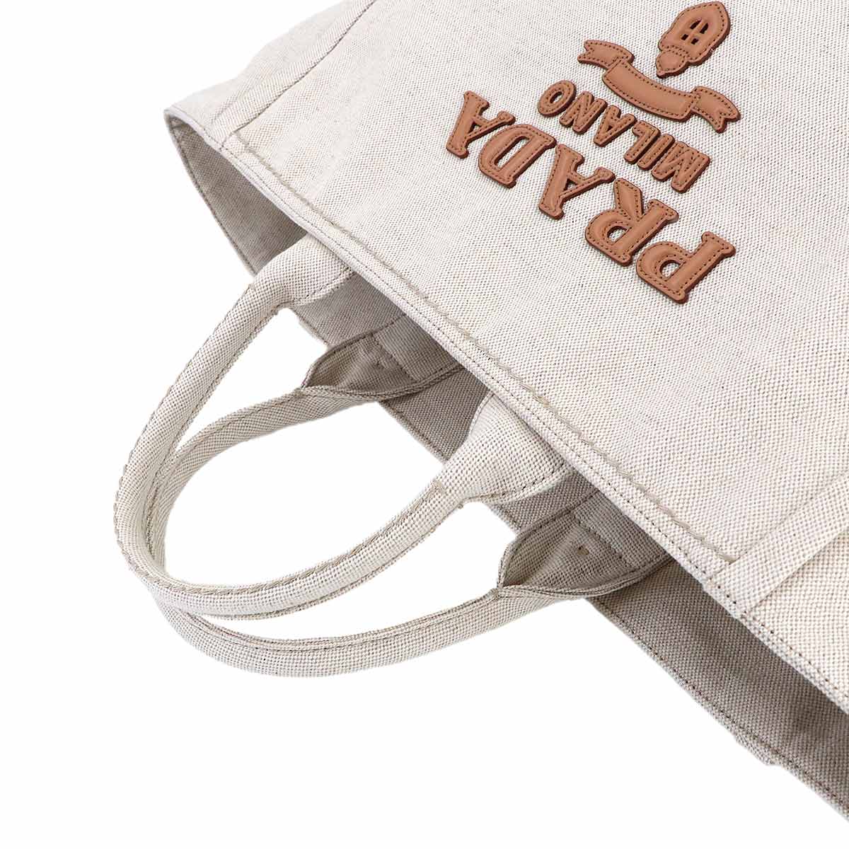 Jardiniere Extra Large Tote Bag Canvas Beige 2VG131 Purse