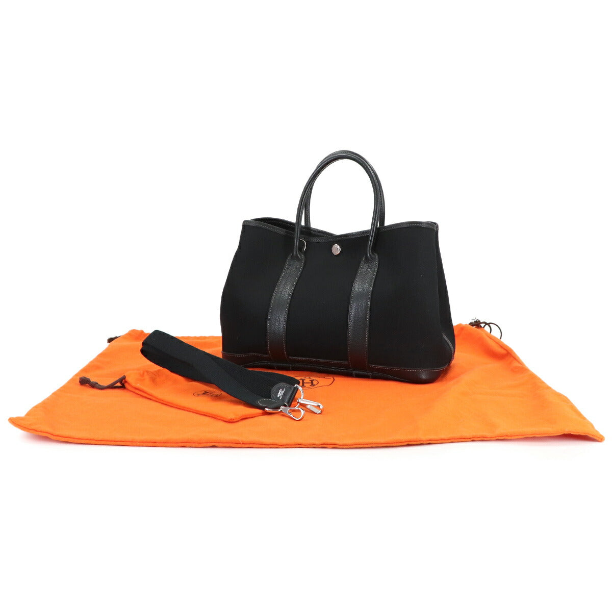 Garden Party TPM 2way Tote Shoulder Bag Toile Officier Black