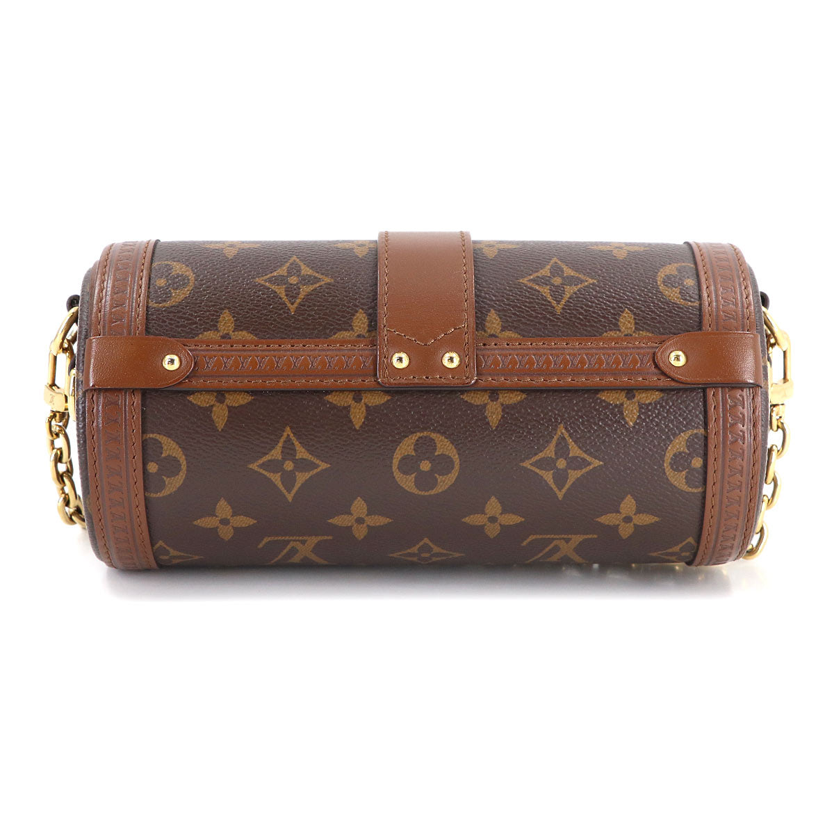 Monogram Papillon Trunk Shoulder Bag Brown M57835