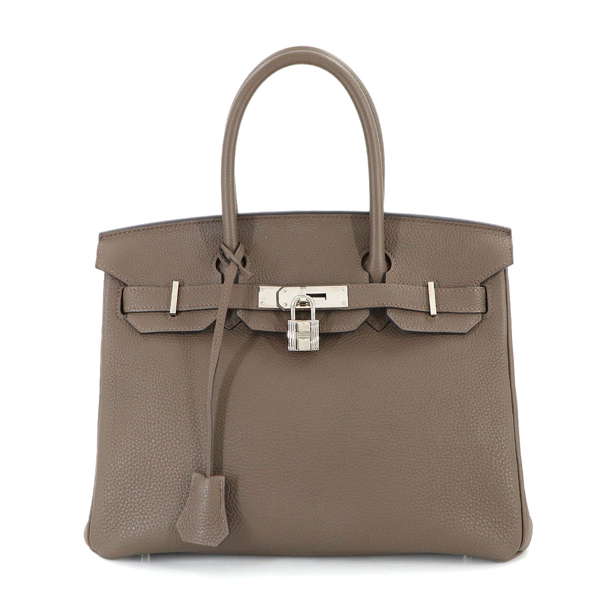 Birkin 30 Hand Bag Veau Togo Toupe Brown Purse