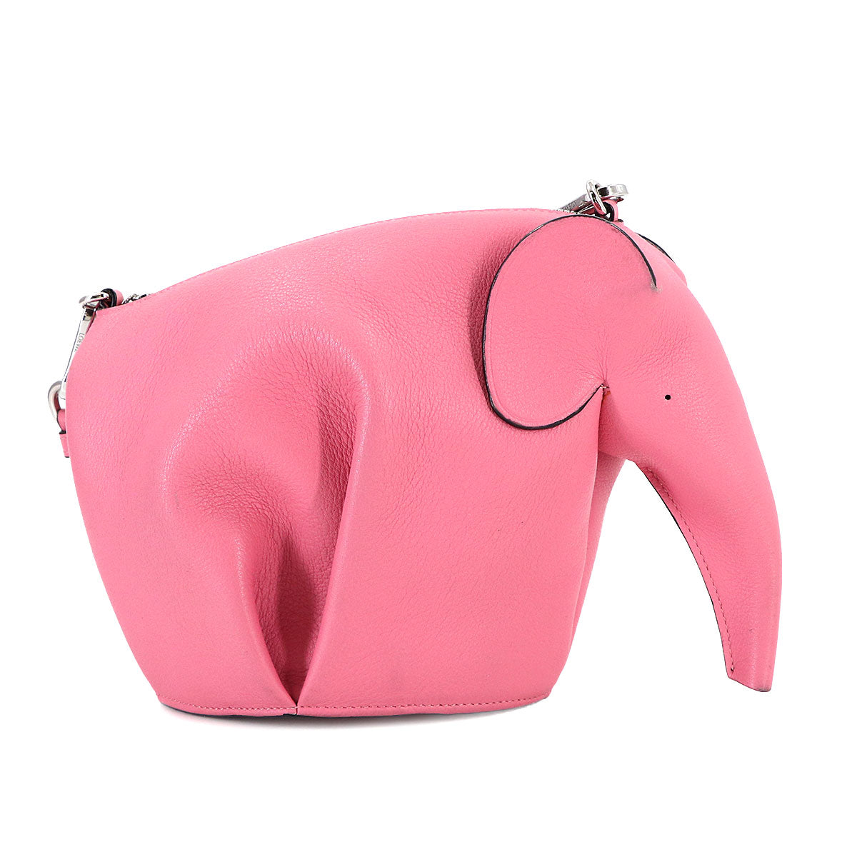 Mini Elephant Bag Shoulder Bag Leather Pink A623C45X06 Purse