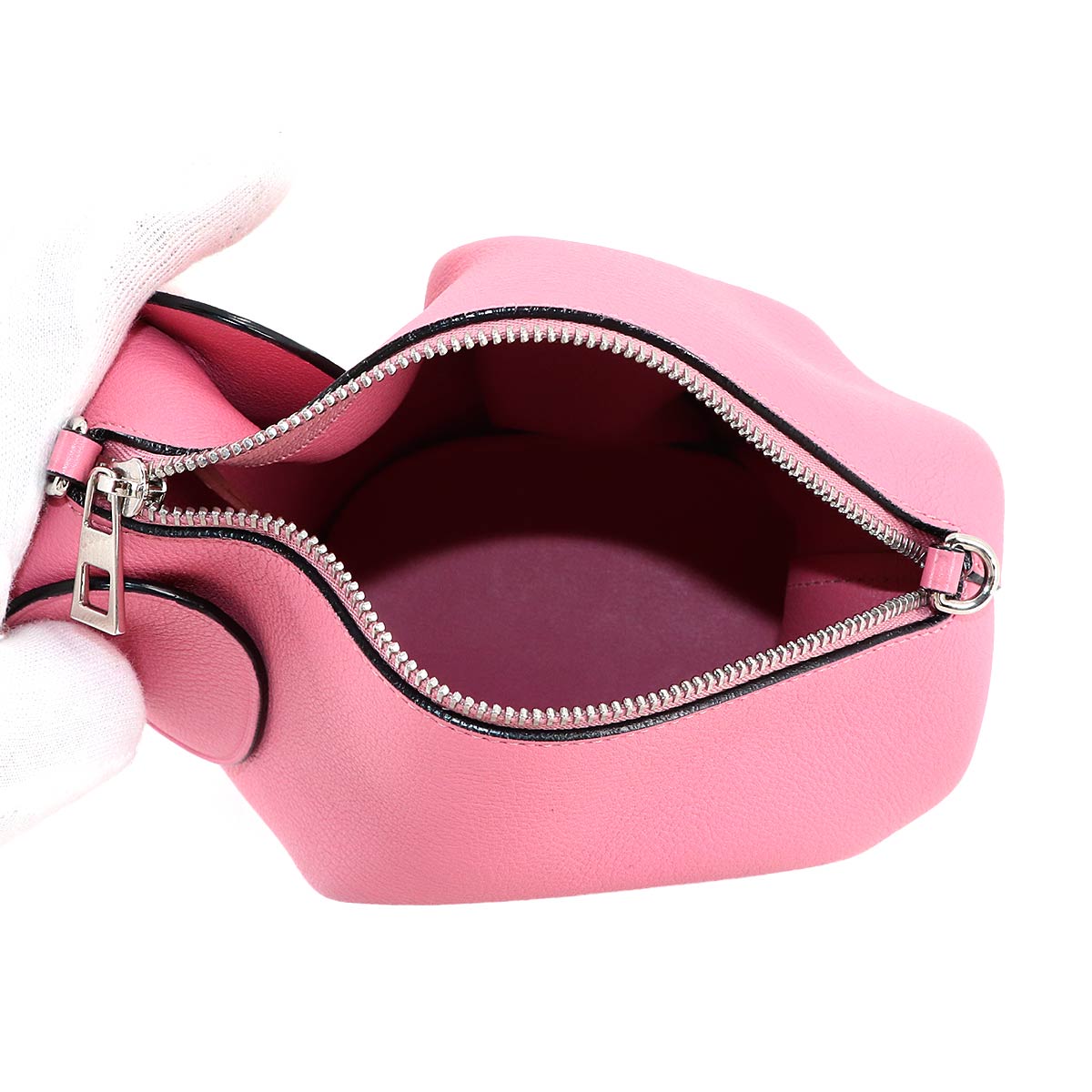 Mini Elephant Bag Shoulder Bag Leather Pink A623C45X06 Purse