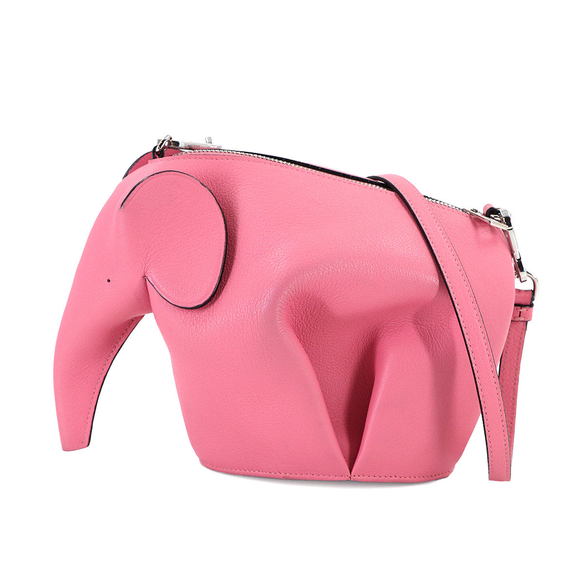 Mini Elephant Bag Shoulder Bag Leather Pink A623C45X06 Purse