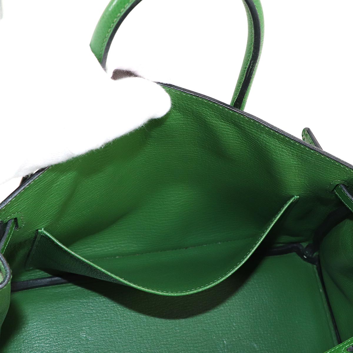 Birkin 25 Veau Epsom Vert Bengale Hand Bag Purse