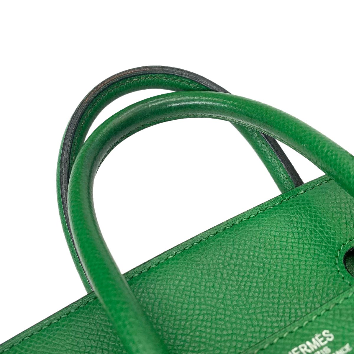Birkin 25 Veau Epsom Vert Bengale Hand Bag Purse