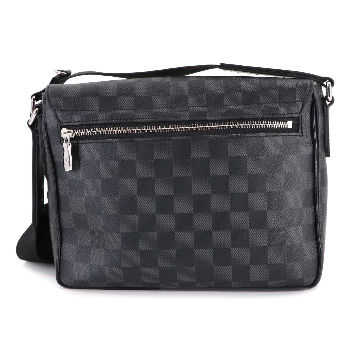 Damier Graphite District PM NV3 Shoulder Bag Black N42710