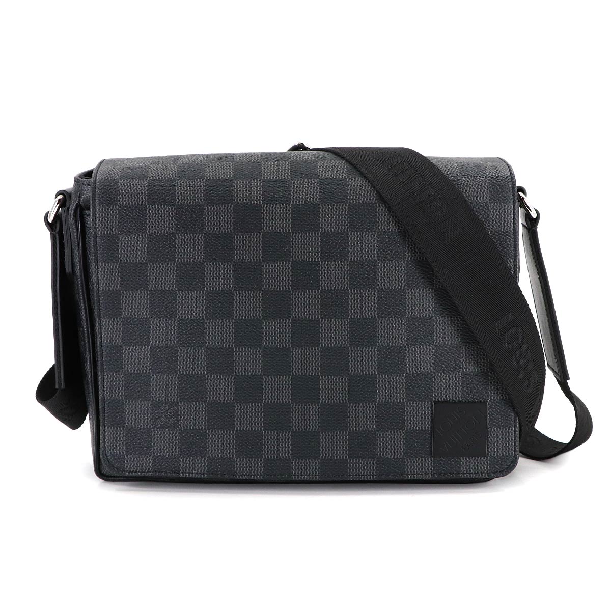 Damier Graphite District PM NV3 Shoulder Bag Black N42710