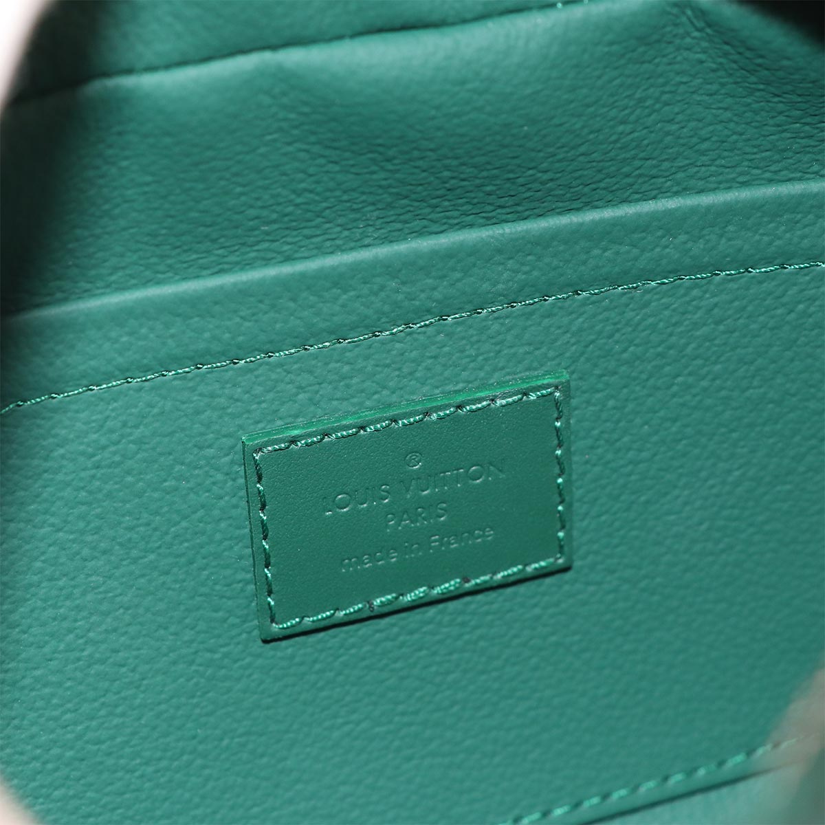Monogram Heritage Locker Dopp Kit Hand Bag Green M12688
