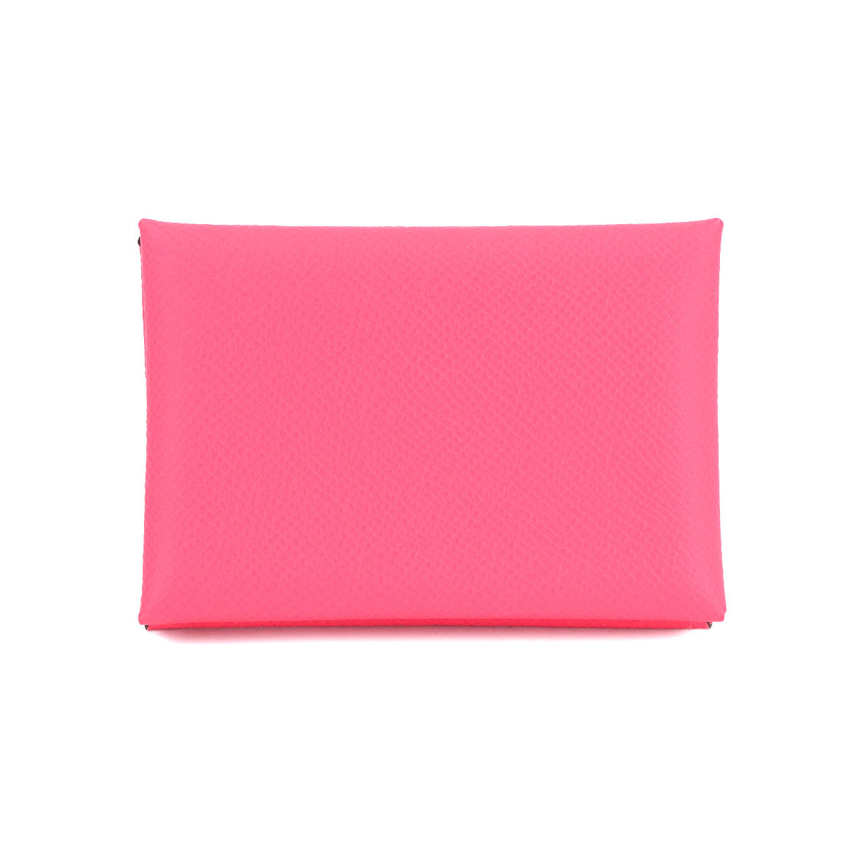 Calvi Duo Card Case Veau Epsom Rose Azalee Purse