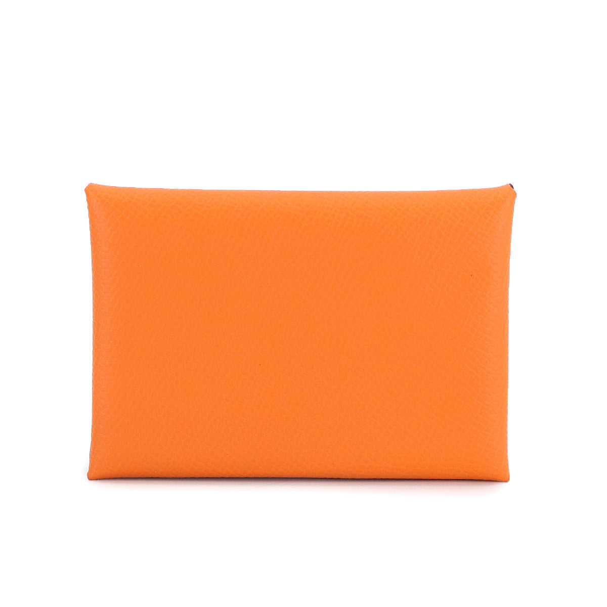 Calvi Duo Card Case Veau Epsom Orange Purse