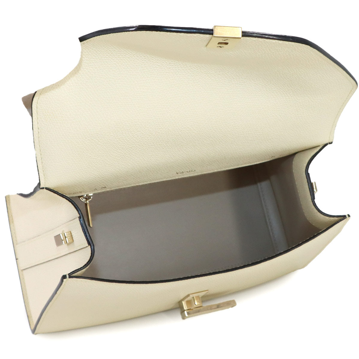 Iside Medium Hand Shoulder Bag Leather White Purse