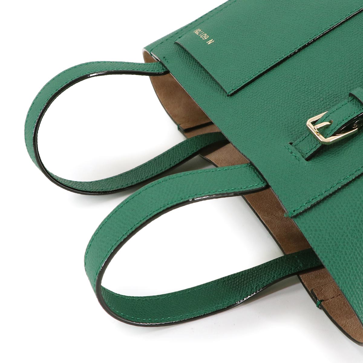 Bucket Bag Micro Shoulder Hand Bag Leather Forest Green