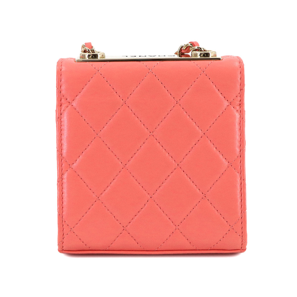 Trendy CC Matelasse Chain Shoulder Bag Leather Pink A81633
