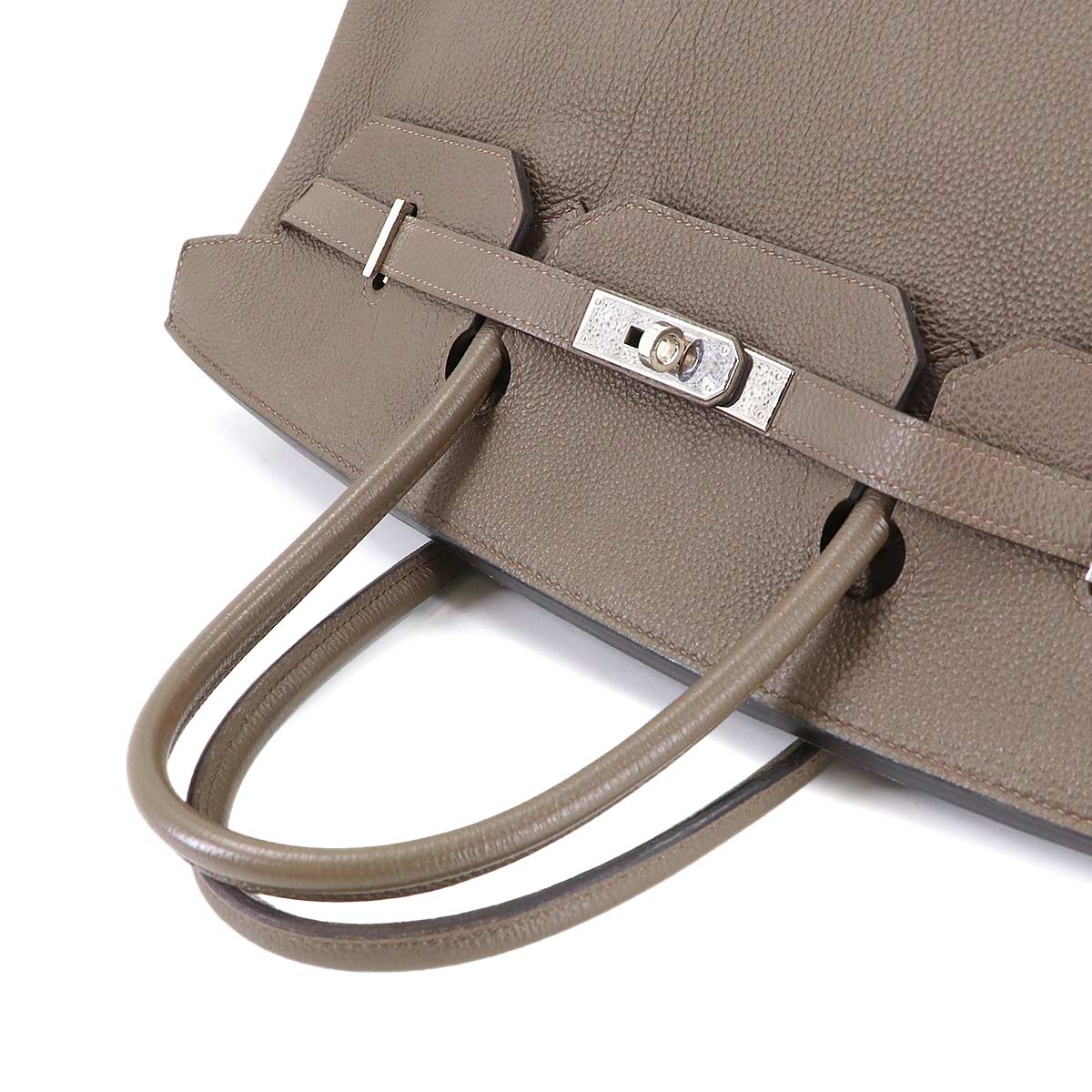 Birkin 40 Veau Togo Toupe Hand Bag Brown Purse