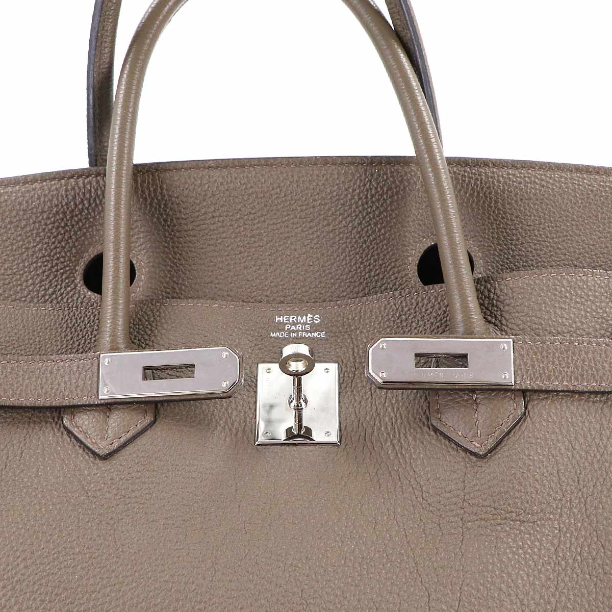Birkin 40 Veau Togo Toupe Hand Bag Brown Purse