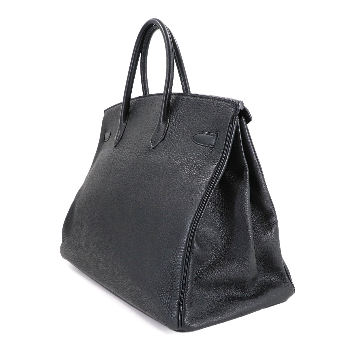 Birkin 40 Veau Togo Black Hand Bag Purse