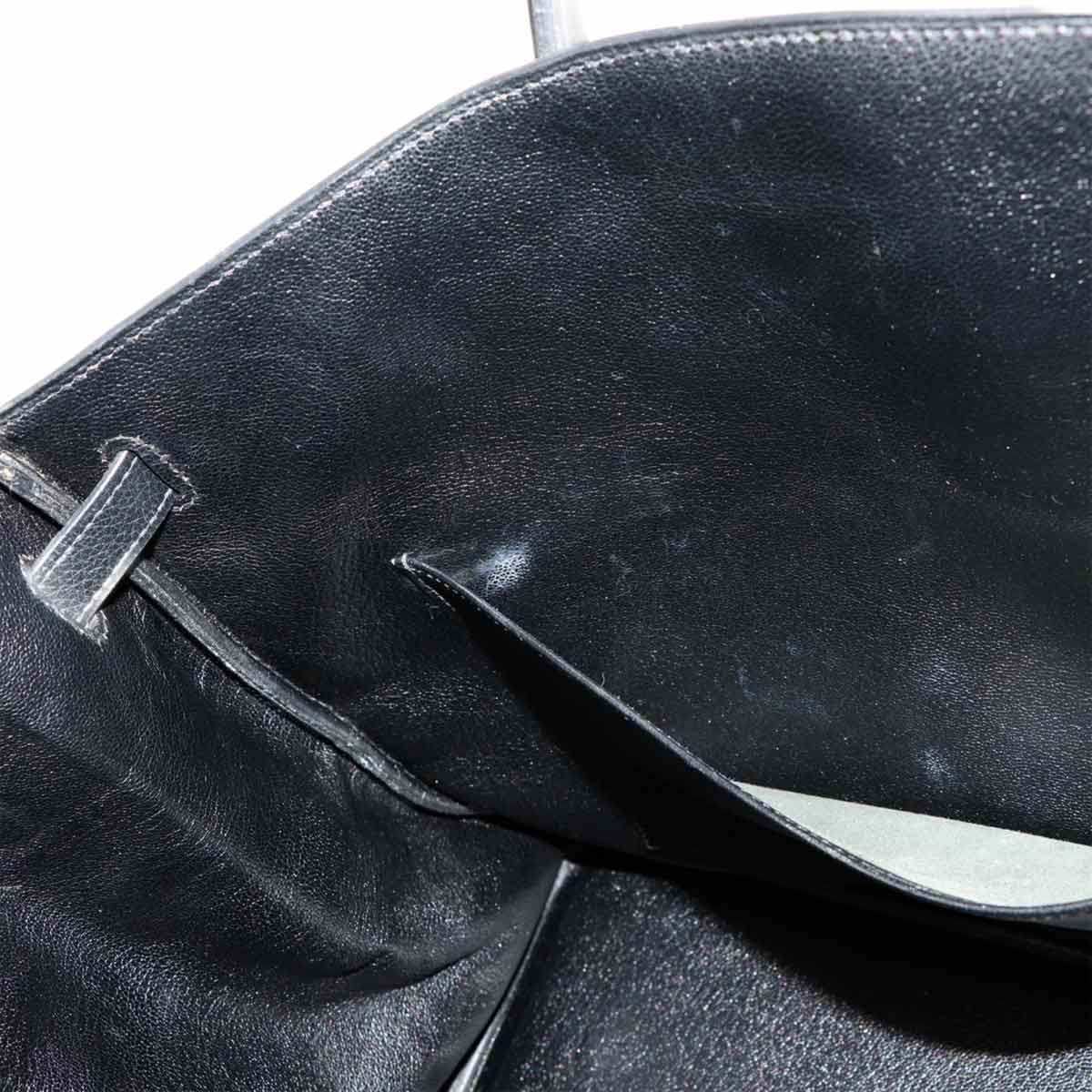 Birkin 40 Veau Togo Black Hand Bag Purse