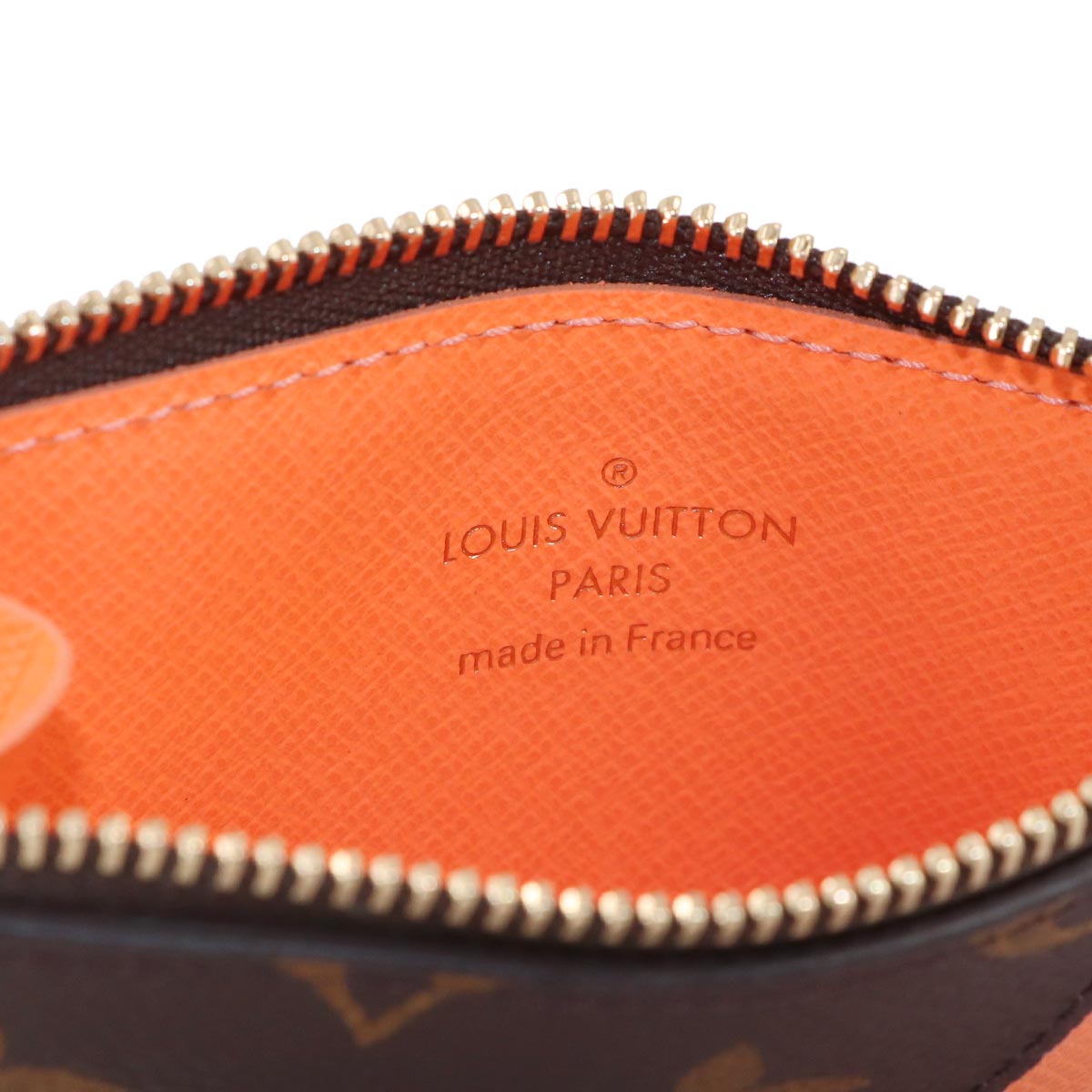 Monogram Card Holder Romy Brown Apricot M83603