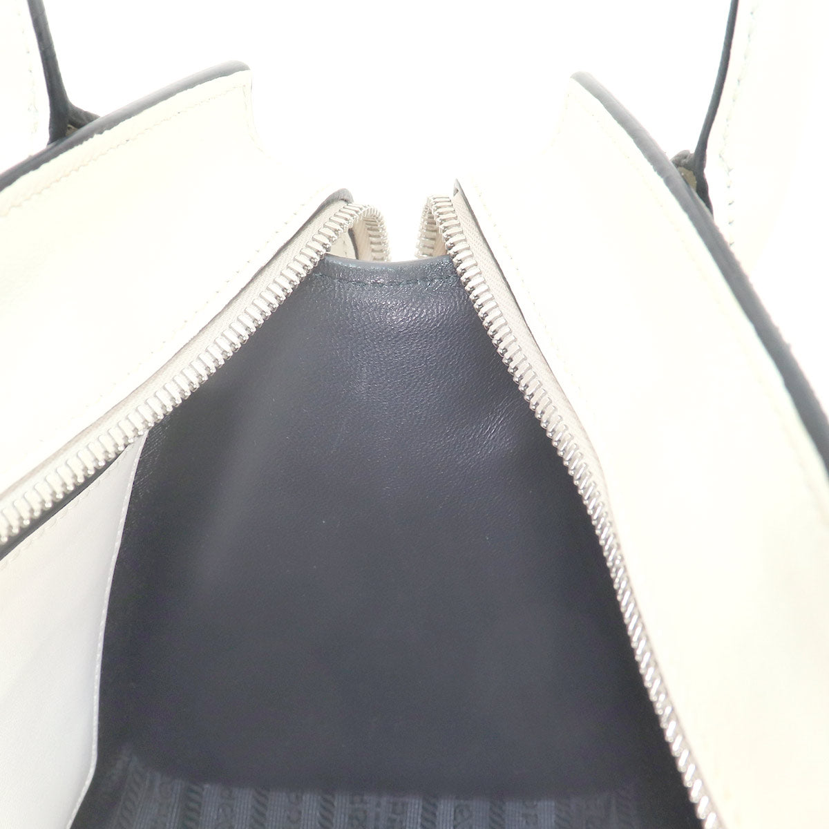 Hand Shoulder Bag Saffiano Leather White Purse