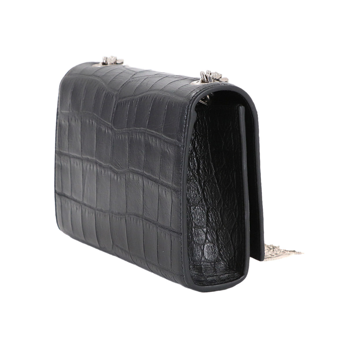 Kate Mini Chain Shoulder Bag Leather Black 354120